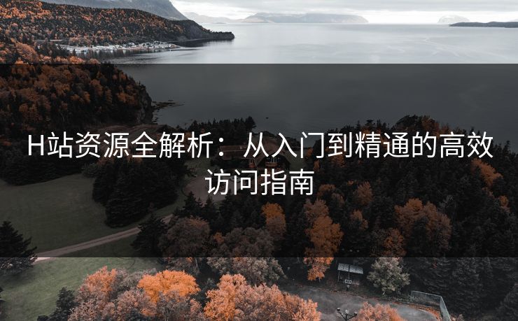 H站资源全解析：从入门到精通的高效访问指南