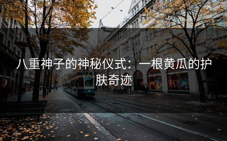 八重神子的神秘仪式：一根黄瓜的护肤奇迹  第1张